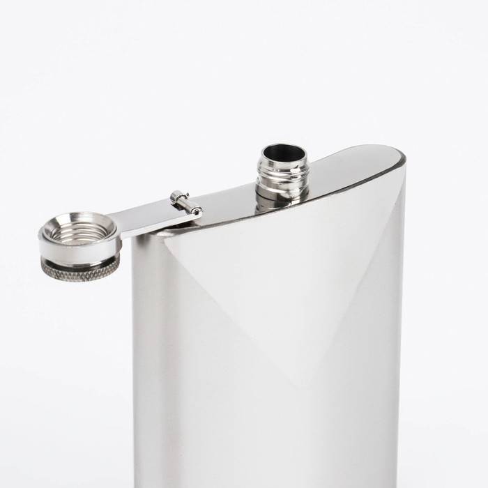 Фляжка для алкоголя 240 мл, нержавеющая сталь, подарочная, армейская, 9 oz